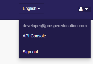 API Console